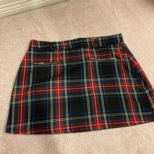 Af Studio plaid mini skirt size 13